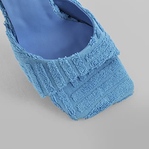 Richealnana Women's Square Toe Chunky Heel Strappy Sandals