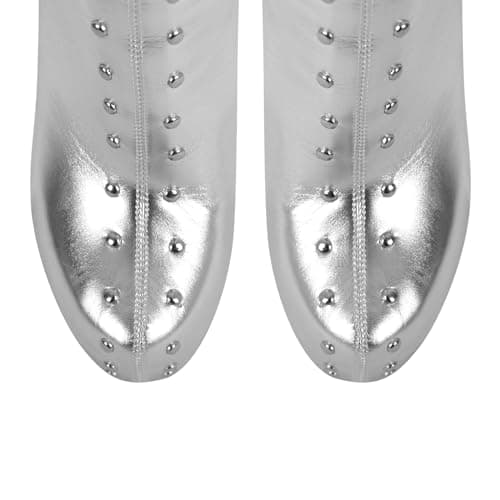 Richealnana Women's Stiletto Over-The-Knee Zipper Boots
