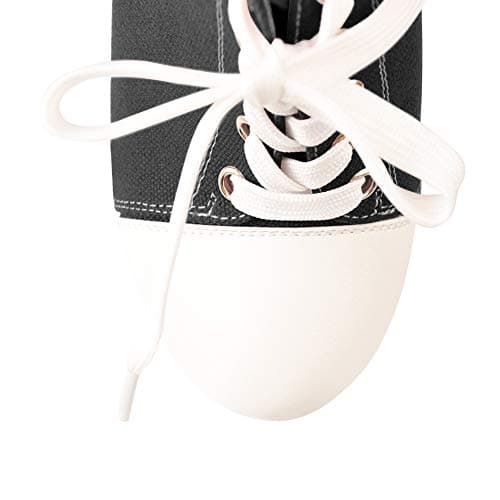 Richealnana Women's Canvas Ankle Boots Platform Sneaker