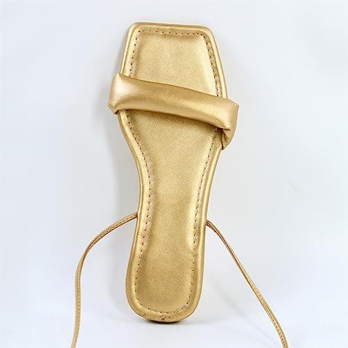 Richealnana Women's Strappy Gladiator Split Toe Sandals