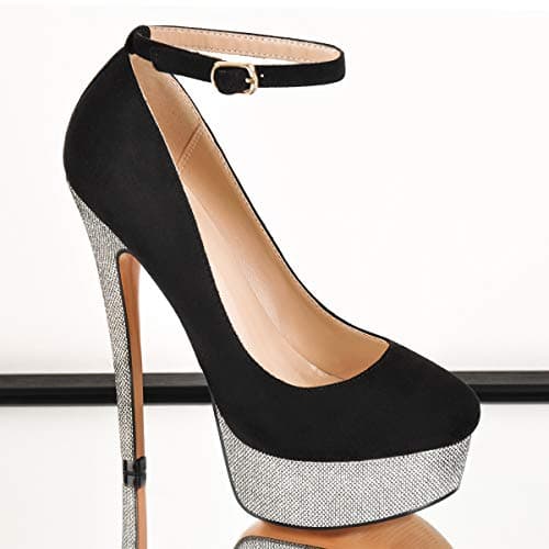 Richealnana Women's Platform Stiletto Pumps