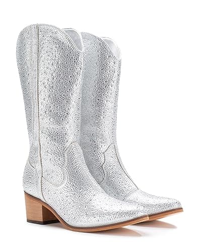 Women Rhinestone Cowboy Boots