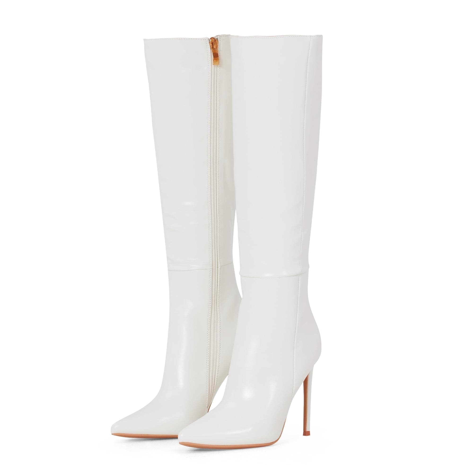 Elisabet Tang Women's 4 inch Stiletto Knee High Boot Leather Suede