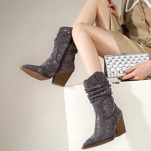 Rhinestone Cowboy Boots for Women
