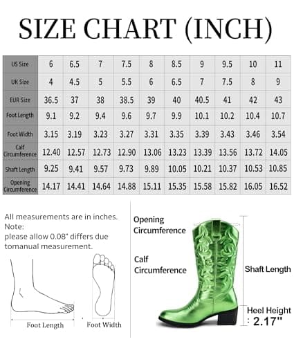 Women's Cowboy Knee High Boots