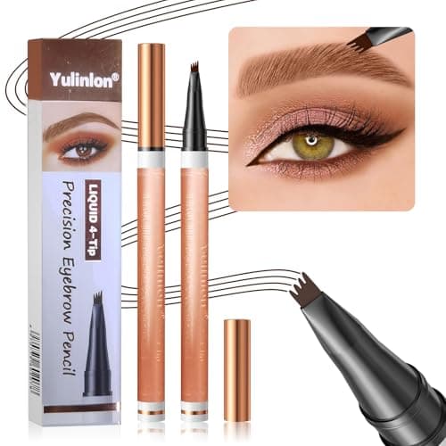 2# Dark Brown 6-Color Waterproof Eyebrow Pen