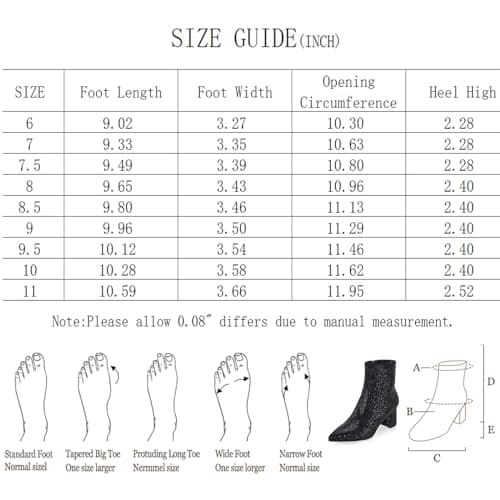 Women's Rhinestone Ankle Boots