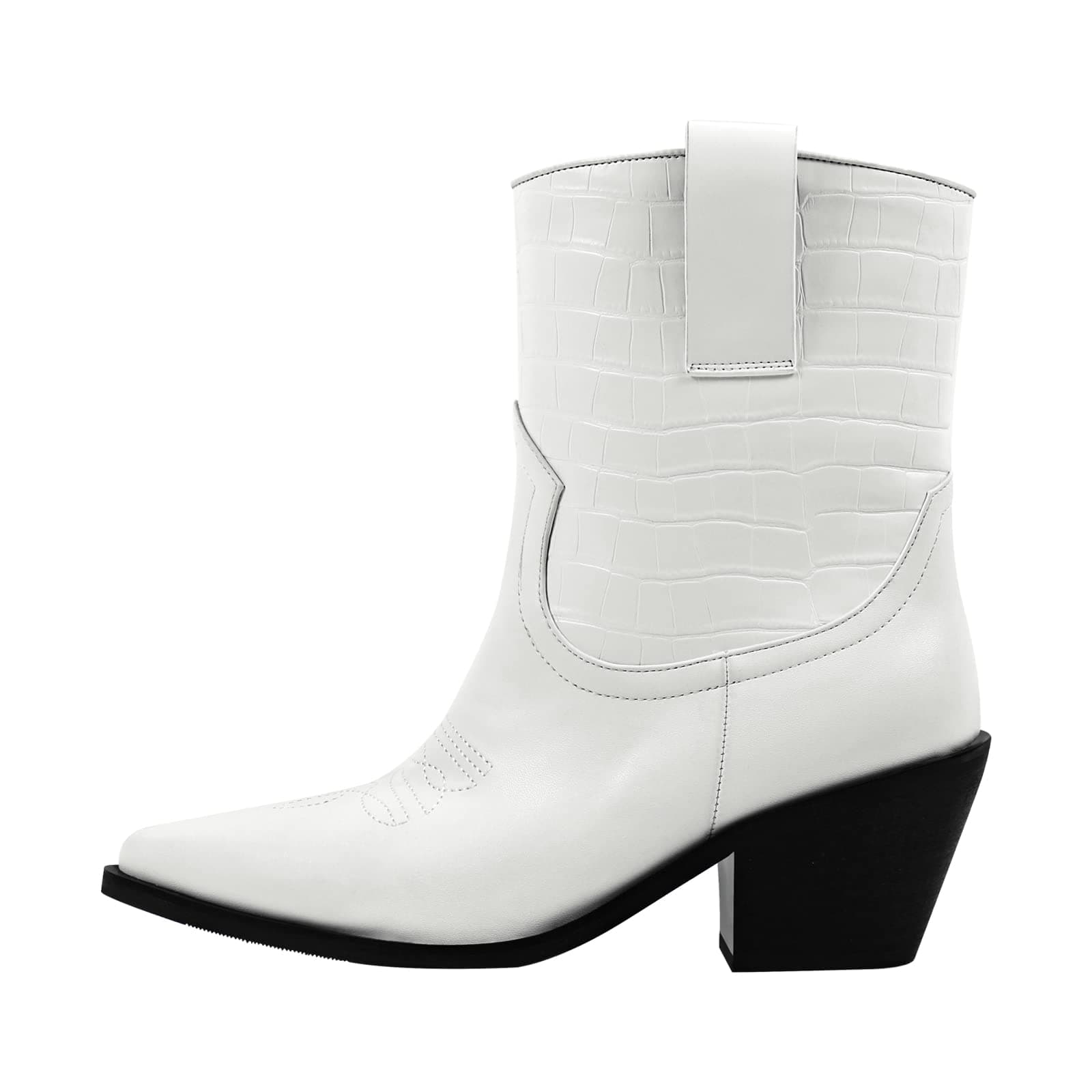 Richealnana Women's Western Embroidered Cowboy Boots