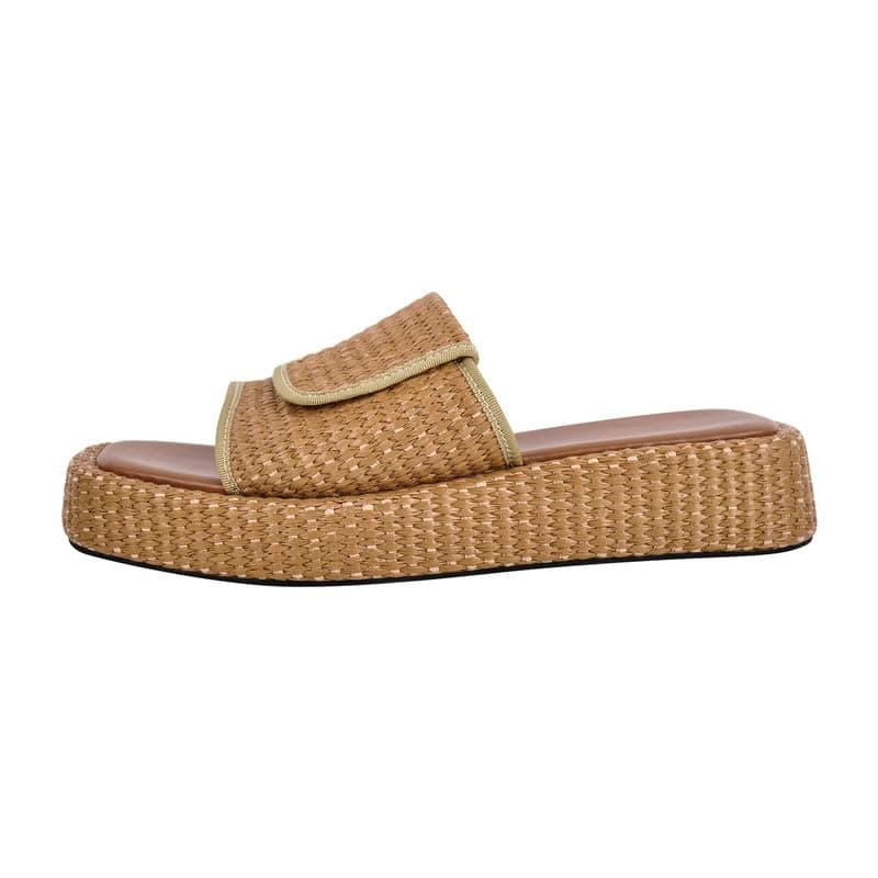 Richealnana Women's Braided Slide Sandals