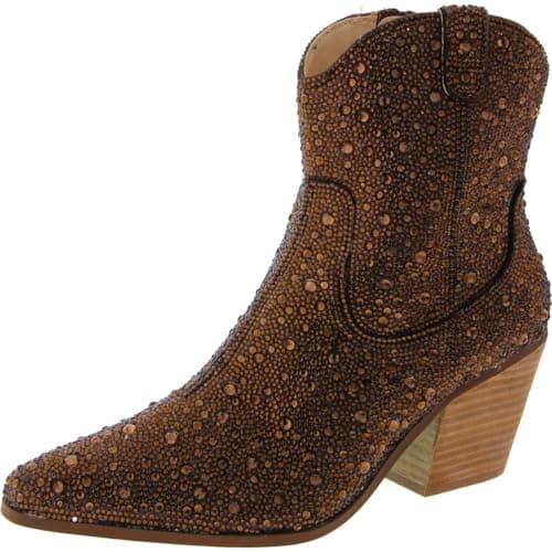 Betsey Johnson Women's Diva Western Boot — Brown