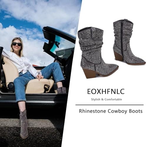 Rhinestone Cowboy Boots for Women