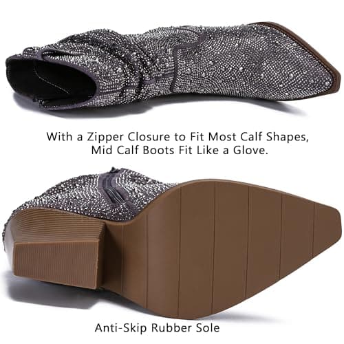 Rhinestone Cowboy Boots for Women