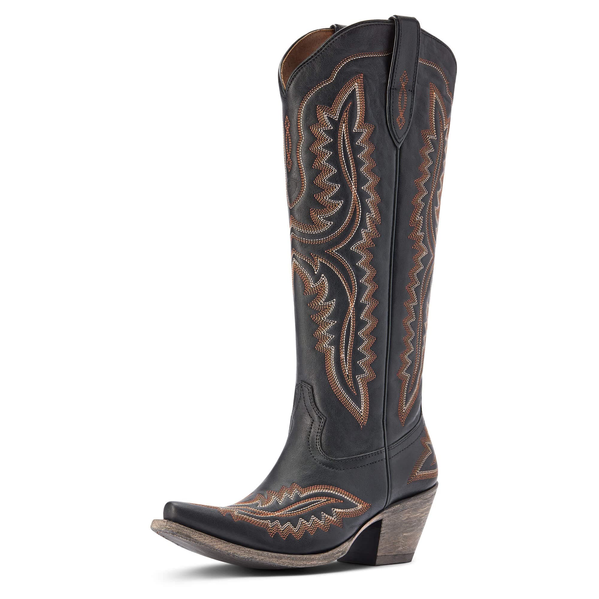 ARIAT Women's Casanova Knee-High Western Boot, Brushed Leather Booties