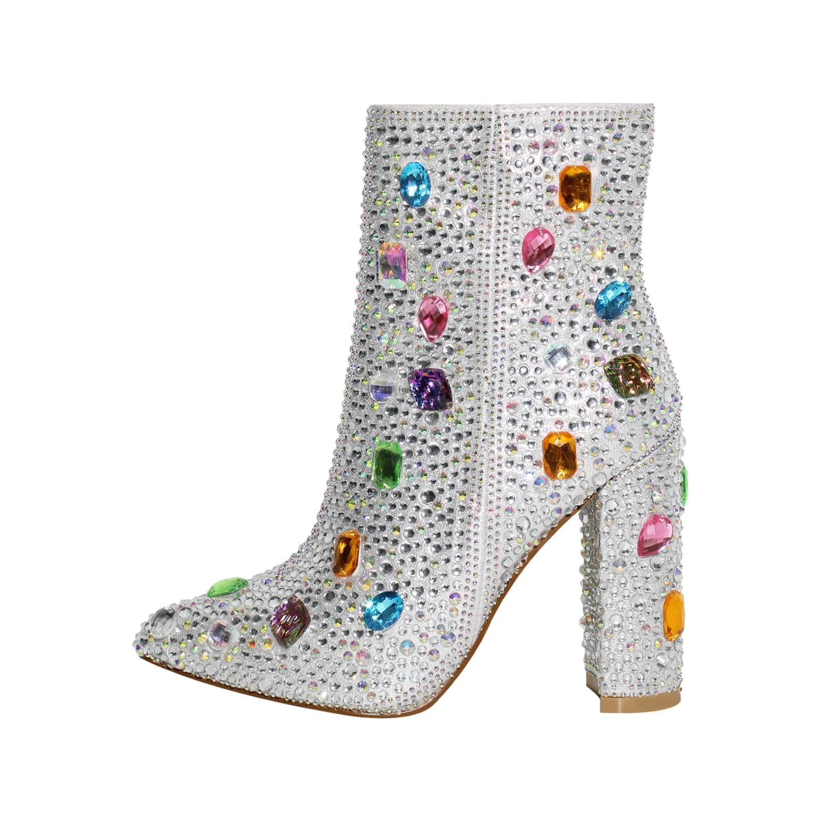 Sparkly Rhinestones Ankle Boots