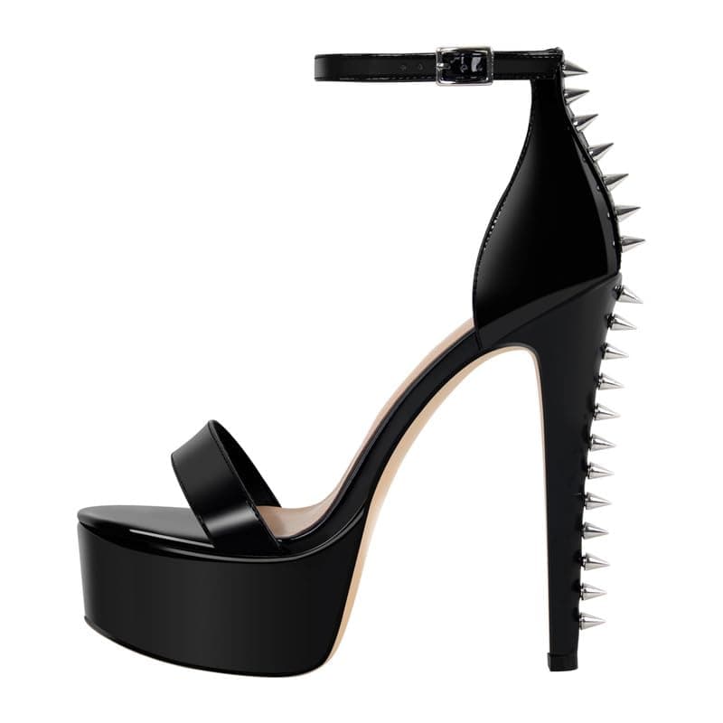 Richealnana Women's Platform Stiletto Ankle Strap Sandals
