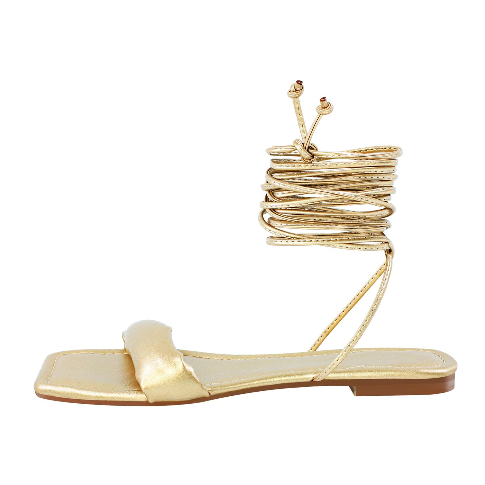 Richealnana Women's Strappy Gladiator Split Toe Sandals
