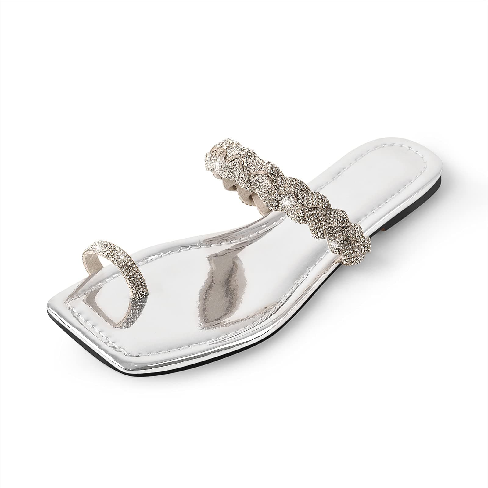 Richealnana Women's Toe Ring Sandals